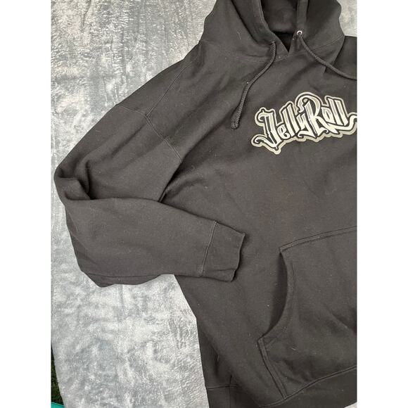 Jelly Roll Hoodie 4XL Black Skull Crown Graphic Pullover Sweatshirt Rap - Picture 6 of 9